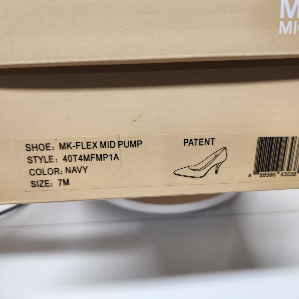 Michael kors flex mid pump Navy color patent Leather - Picture 10 of 11